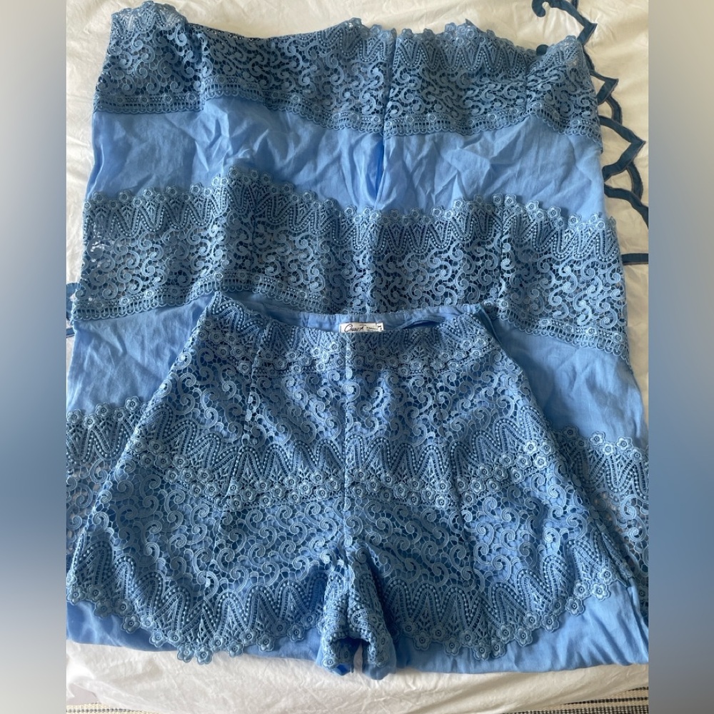 Charo Ruiz Ibiza wide leg eyelet pants